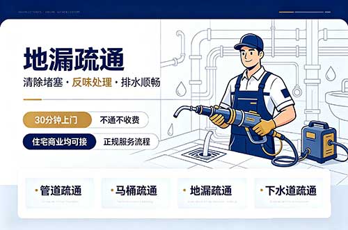 江门地漏疏通