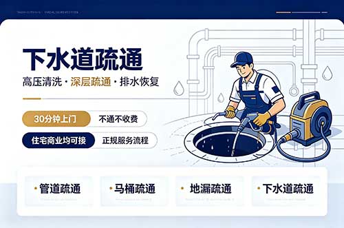 江门下水道疏通