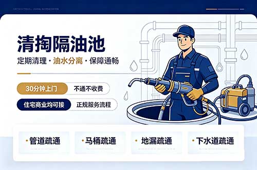 江门清掏隔油池